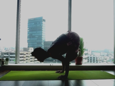 今朝のハンドスタンド
