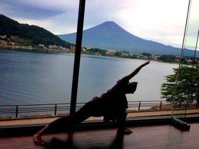 yoga @富士山