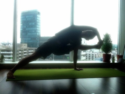 今朝のasana