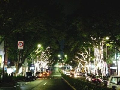 表参道イルミネーション進捗