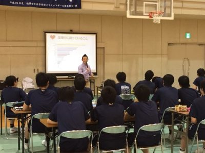スポーツ講習会＠福岡 精華女子高校バスケットボール部
