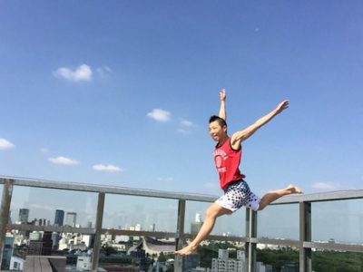 青い空に飛びたい朝
